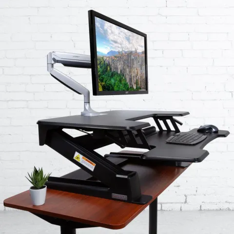 Подставка на компьютерный стол для работы стоя EUREKA ERK-CV-PRO36B