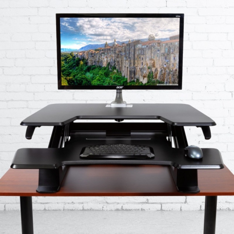 Подставка на компьютерный стол для работы стоя EUREKA ERK-CV-PRO36B