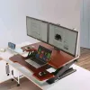 Подставка на компьютерный стол для работы стоя Eureka CV-PRO36C, вишнёвый