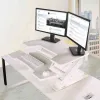 Подставка на компьютерный стол для работы стоя Eureka CV-PRO36W, белый