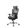 Премиум эргономичное кресло GTC Open M с поддержкой для ног, черный