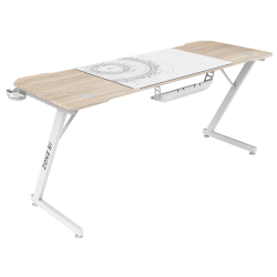 Стол компьютерный ZONE 51 TRINE 160 Wood/White