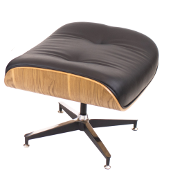 Кресло реклайнер с подставкой для ног Everprof Relax Кожа Черный