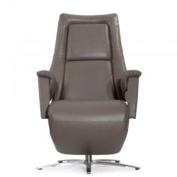 Кресло реклайнер FALTO Milano (3 мотора, зеро, натуральная кожа, цвет: коричн кокос3305, аккумулятор)