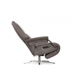 Кресло реклайнер FALTO Milano (3 мотора, зеро, натуральная кожа, цвет: коричн кокос3305, аккумулятор)