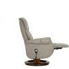 Кресло электрореклайнер FALTO Lift (3 мотора с механизмом подъема, искусственный нубук, серый)