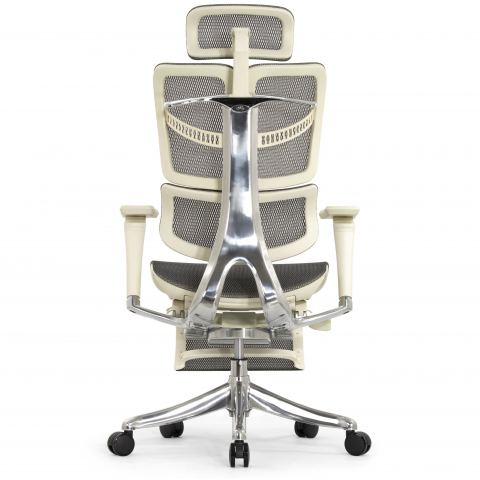 Кресло с подножкой FALTO FLY 2 (динамичный подголовник, подлокотники 6D(360), сетка, светлый)