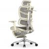 Кресло с подножкой FALTO FLY 2 (динамичный подголовник, подлокотники 6D(360), сетка, светлый)