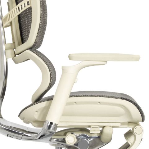Кресло с подножкой FALTO FLY 2 (динамичный подголовник, подлокотники 6D(360), сетка, светлый)
