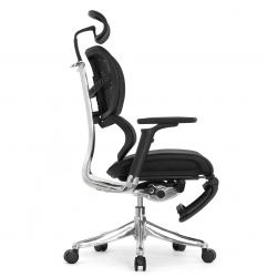 Кресло Falto Fly 2 (сидение MAX с подножкой, подлокотник 6D(360), сетка черная / каркас черный)