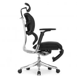 Кресло Falto Fly 2 (сидение MAX с подножкой, подлокотник 6D(360), сетка черная / каркас черный)