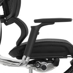 Кресло Falto Fly 2 (сидение MAX с подножкой, подлокотник 6D(360), сетка черная / каркас черный)