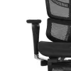 Кресло Falto Fly 2 (сидение MAX с подножкой, подлокотник 6D(360), сетка черная / каркас черный)