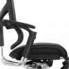 Кресло с подножкой FALTO SAIL 2 (динамичный поясничный упор, подлокотники 6D(360), сетка, черный)
