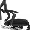 Кресло с подножкой FALTO SAIL 2 (динамичный поясничный упор, подлокотники 6D(360), сетка, черный)