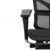 Кресло с подножкой FALTO SAIL 2 (динамичный поясничный упор, подлокотники 6D(360), сетка, черный)