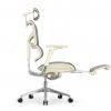 Кресло с подножкой FALTO SAIL 2 (динамичный поясничный упор, подлокотники 6D(360), сетка, светлый)
