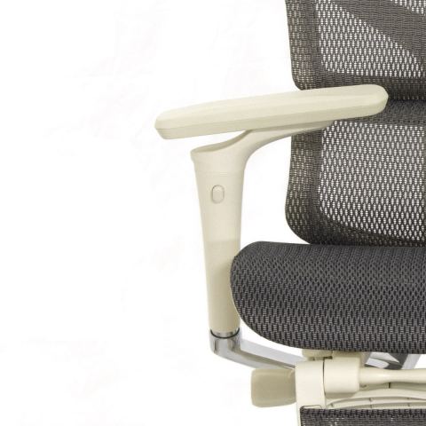 Кресло с подножкой FALTO SAIL 2 (динамичный поясничный упор, подлокотники 6D(360), сетка, светлый)
