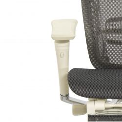 Кресло с подножкой FALTO SPRING 2 (поясничный валик, подлокотн 6D(360), сетка, светлый)
