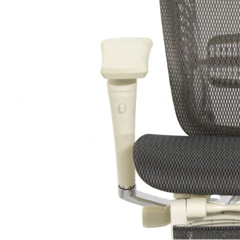Кресло с подножкой FALTO SPRING 2 (поясничный валик, подлокотн 6D(360), сетка, светлый)