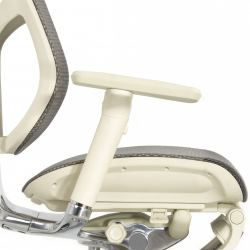 Кресло с подножкой FALTO STAR 2 (подлокотники 6D(360),сетка, цвет светлый)