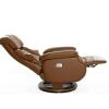 Кресло электрореклайнер FALTO Lux Electro (2 мотора, натуральная кожа, коричневый)