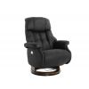 Кресло электрореклайнер FALTO Lux Electro (2 мотора, искусственный нубук, черный)