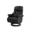 Кресло электрореклайнер FALTO Lux Electro (2 мотора, искусственный нубук, черный)