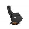 Кресло электрореклайнер FALTO Lux Electro (2 мотора, искусственный нубук, черный)