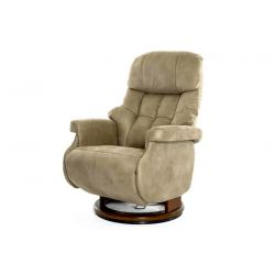 Кресло электрореклайнер FALTO Lux Electro (2 мотора, искусственный нубук, бежевый)