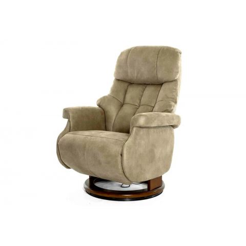 Кресло электрореклайнер FALTO Lux Electro (2 мотора, искусственный нубук, бежевый)