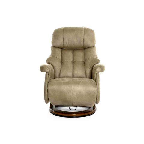 Кресло электрореклайнер FALTO Lux Electro (2 мотора, искусственный нубук, бежевый)