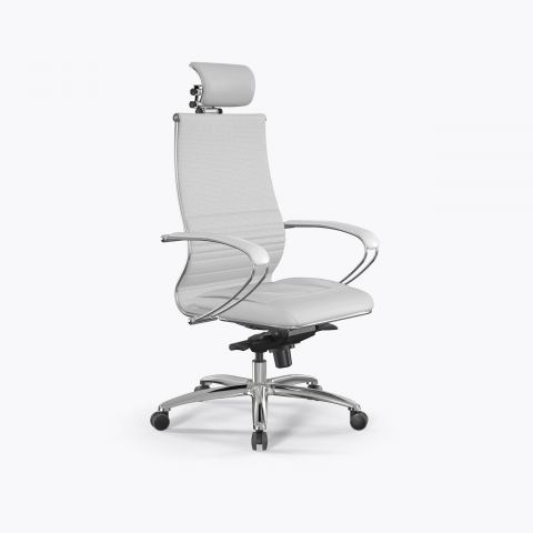 Кресло Метта Samurai KL-2.04 Infinity Easy Clean (Белый)