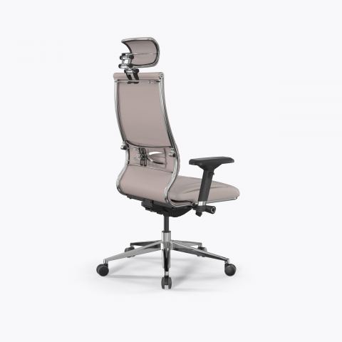 Кресло Метта Samurai KL-3.04 Infinity Easy Clean (Светло-бежевый)