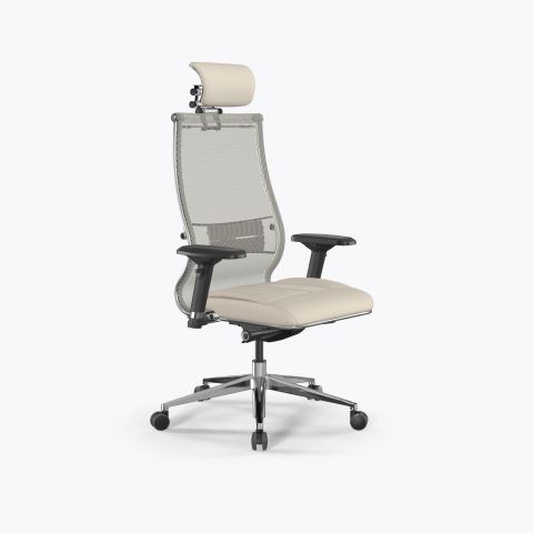 Кресло Samurai SL-3.04 Infinity Easy Clean (Молочный)