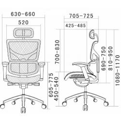 Кресло Expert Sail ART SAS-MF01 А06 (темно серый)