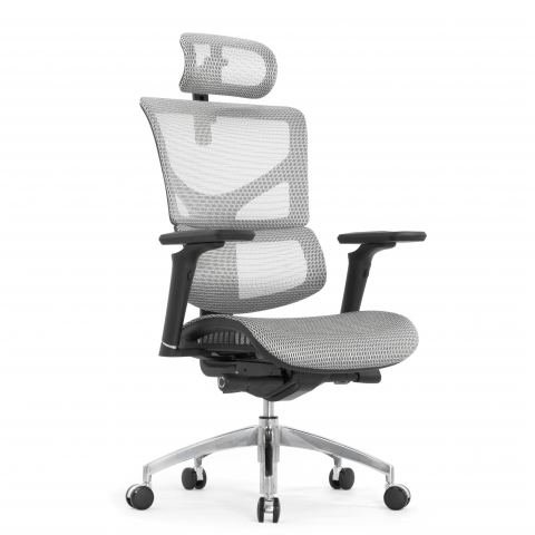 Кресло FALTO SAIL ART 2 (подлокотники 6D(360), сетка, каркас черный, белый)