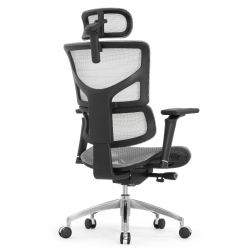 Кресло FALTO SAIL ART 2 (подлокотники 6D(360), сетка, каркас черный, белый)