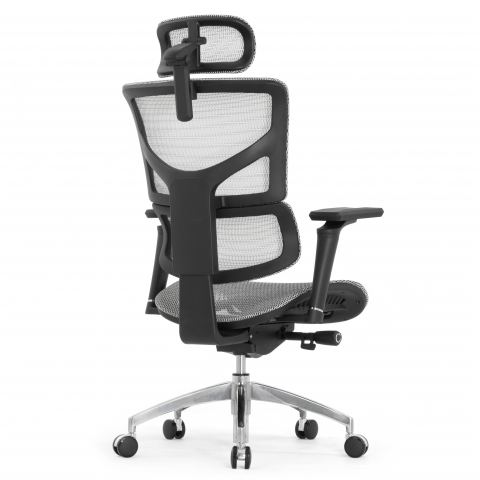 Кресло FALTO SAIL ART 2 (подлокотники 6D(360), сетка, каркас черный, белый)