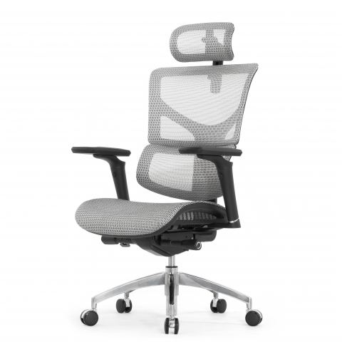 Кресло FALTO SAIL ART 2 (подлокотники 6D(360), сетка, каркас черный, белый)