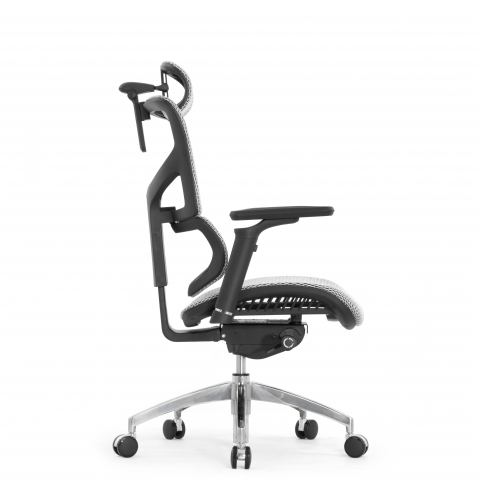 Кресло FALTO SAIL ART 2 (подлокотники 6D(360), сетка, каркас черный, белый)