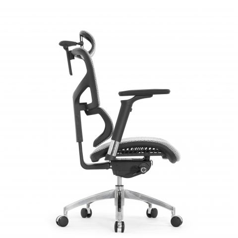 Кресло FALTO SAIL ART 2 (подлокотники 6D(360), сетка, каркас черный, белый)