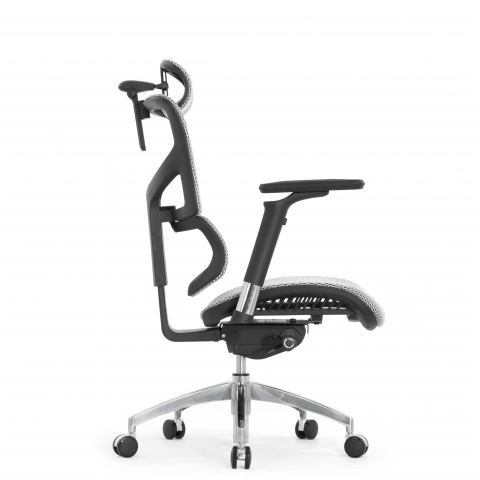 Кресло FALTO SAIL ART 2 (подлокотники 6D(360), сетка, каркас черный, белый)