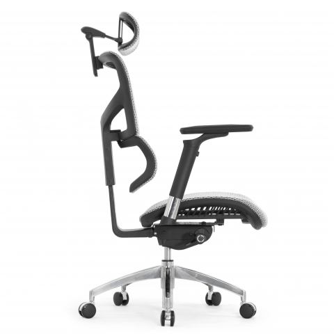 Кресло FALTO SAIL ART 2 (подлокотники 6D(360), сетка, каркас черный, белый)