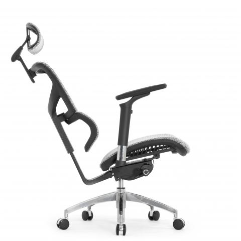 Кресло FALTO SAIL ART 2 (подлокотники 6D(360), сетка, каркас черный, белый)