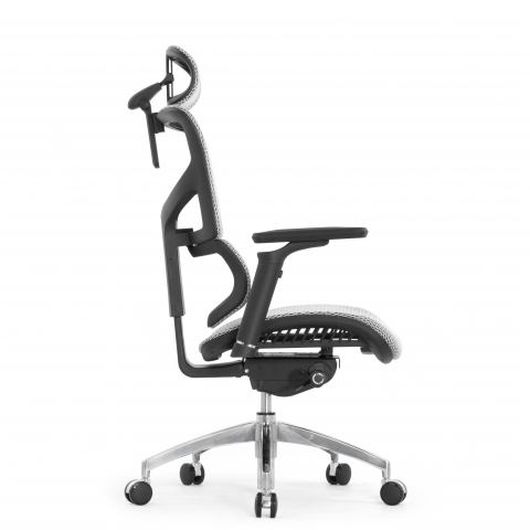 Кресло FALTO SAIL ART 2 (подлокотники 6D(360), сетка, каркас черный, белый)