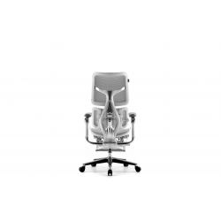 Кресло с подножкой SIHOO Doro S300 (разделенный поясничный упор, сетка, белый)