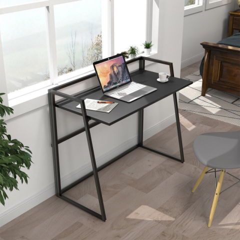 Складной письменный стол (для компьютера) EUREKA ERK-FD-02B с шириной 104 см, Black