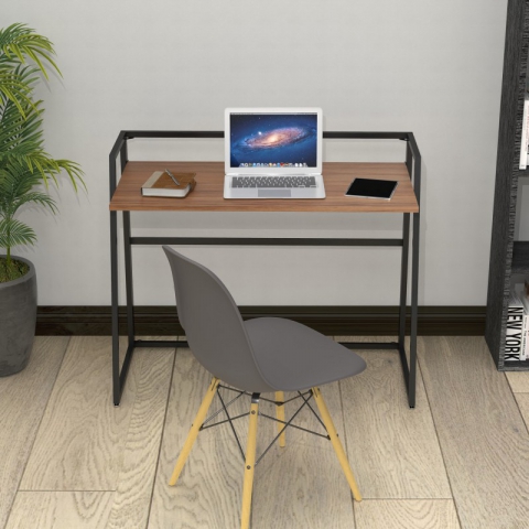 Складной письменный стол (для компьютера) EUREKA ERK-FD-02C с шириной 104 см, Cherry