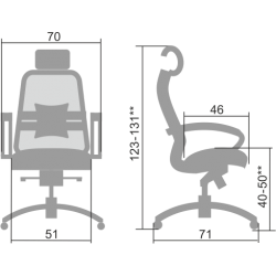 Кресло Метта Samurai SL-2.04 Белый Лебедь